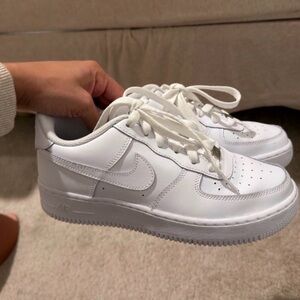 Nike All-White Kids Low-Top Sneakers